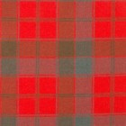 Robertson Red Weathered 16oz Tartan Fabric By The Metre